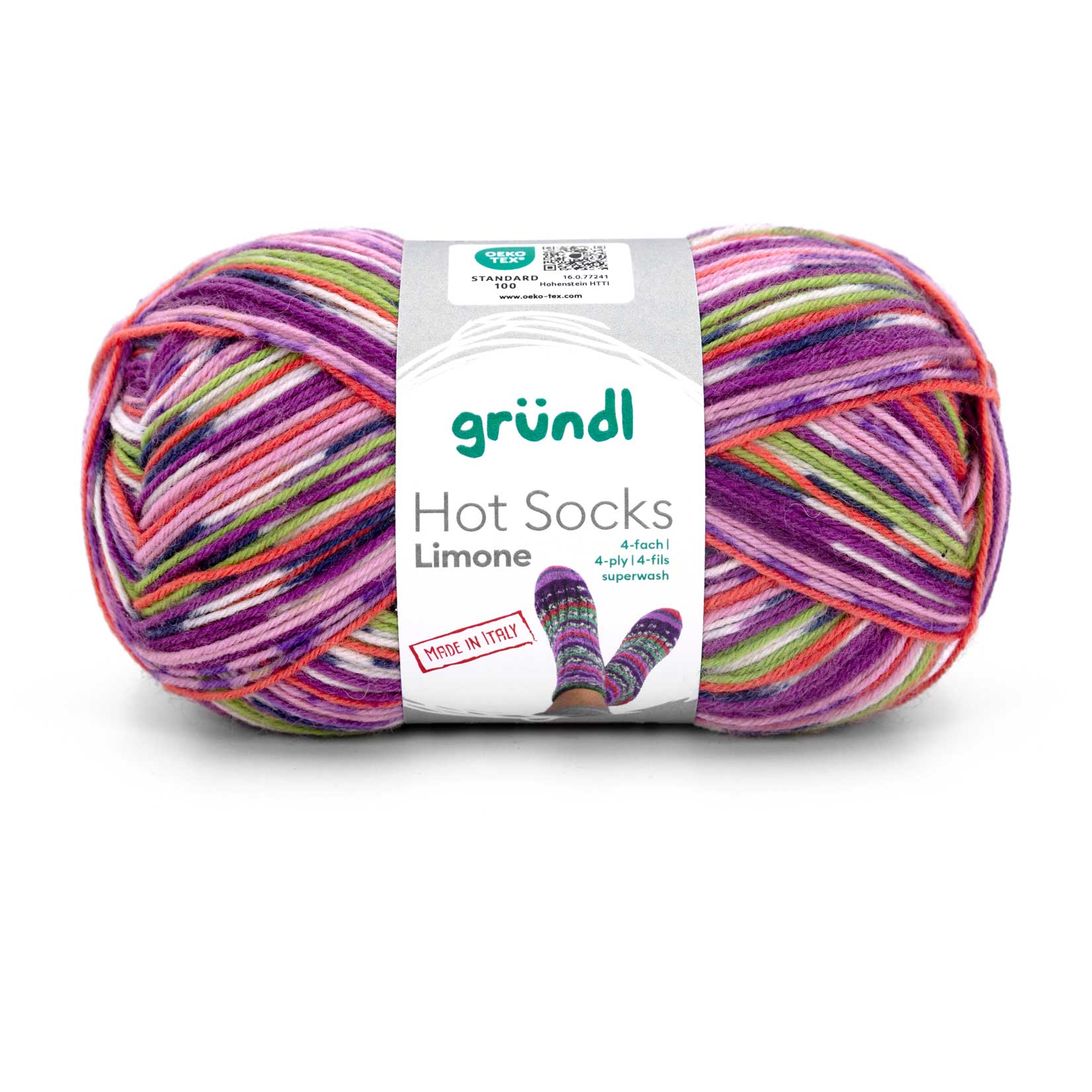 gr-ndl-hot-socks-limone-4-fach-sockenwolle-mit-farbverlauf image 4