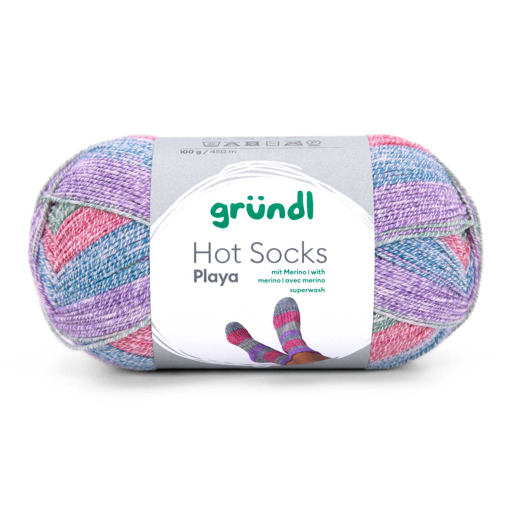 gr-ndl-hot-socks-playa-4-f-dige-sockenwolle-ohne-schurwolle image 2