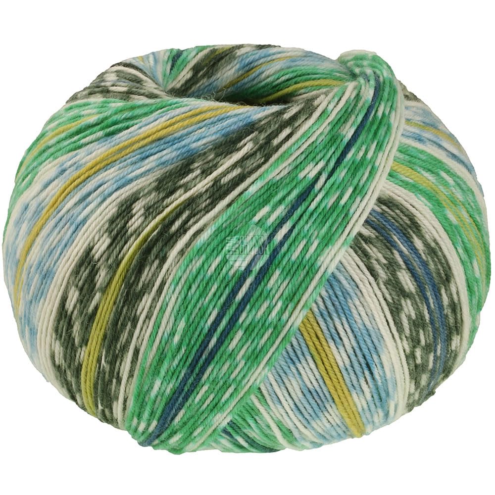 lana-grossa-meilenweit-100g-cashmere-mezzo-sockengarn-4206-dunkelblau-pink-ecru image 6