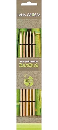 lana-grossa-strumpfstricknadel-bambus-15-cm-3-5-mm image 2