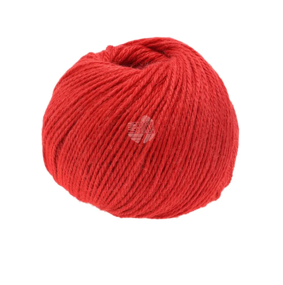 lana-grossa-tre-seta-farbe-0002-rot-merino-seide-alpaka-garn image 1