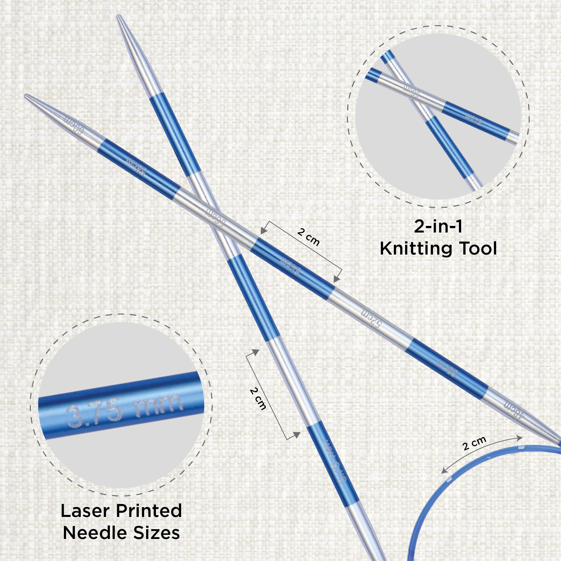knitpro-smartstix-feste-rundstricknadel-60-cm-3-75-mm image 2