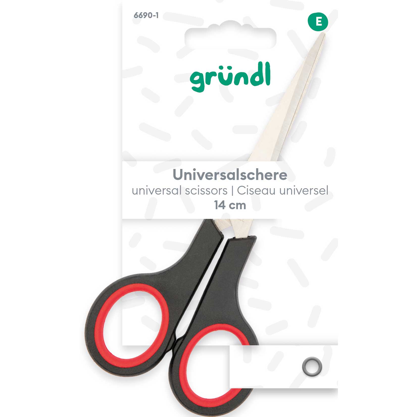 gr-ndl-universalschere-14-cm-karbonstahl-schere-f-r-wolle-stoff-und-papier image 2