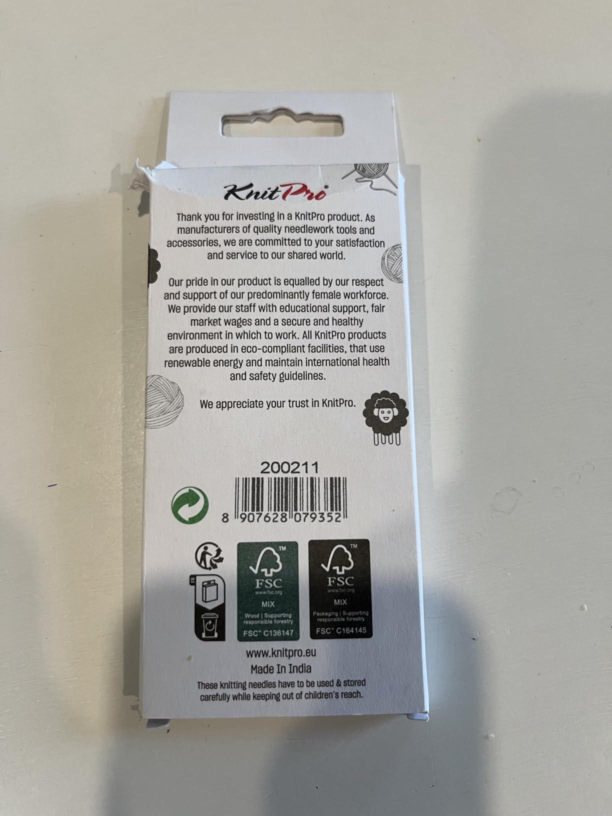 Lieblingsnadel für Ärmel