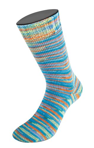 lana-grossa-landlust-sockenwolle-seide-4-fach-rot-seegr-n-fuchsia-400m-100g image 6