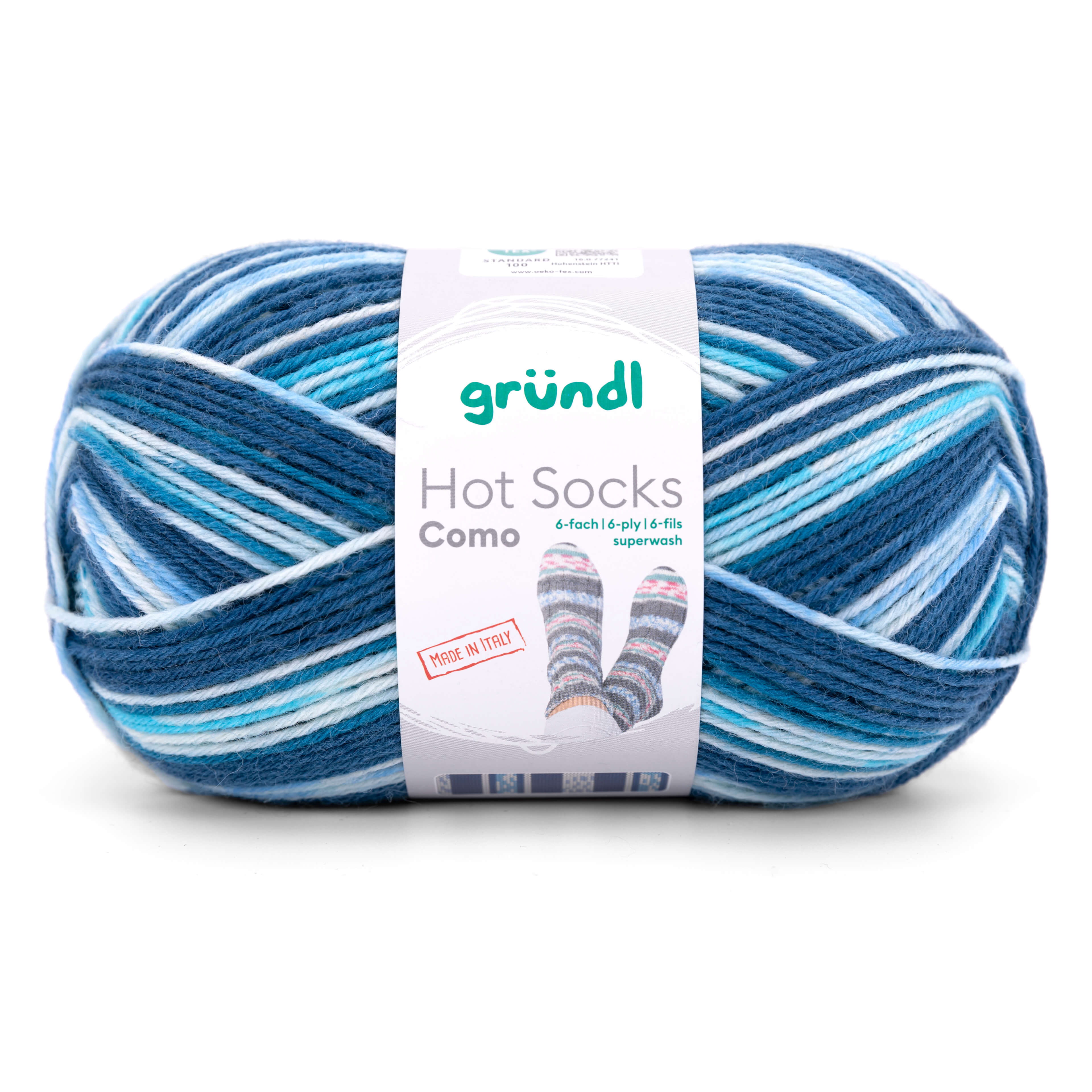 gr-ndl-hot-socks-como-6-fach-sockenwolle-mit-muster image 5
