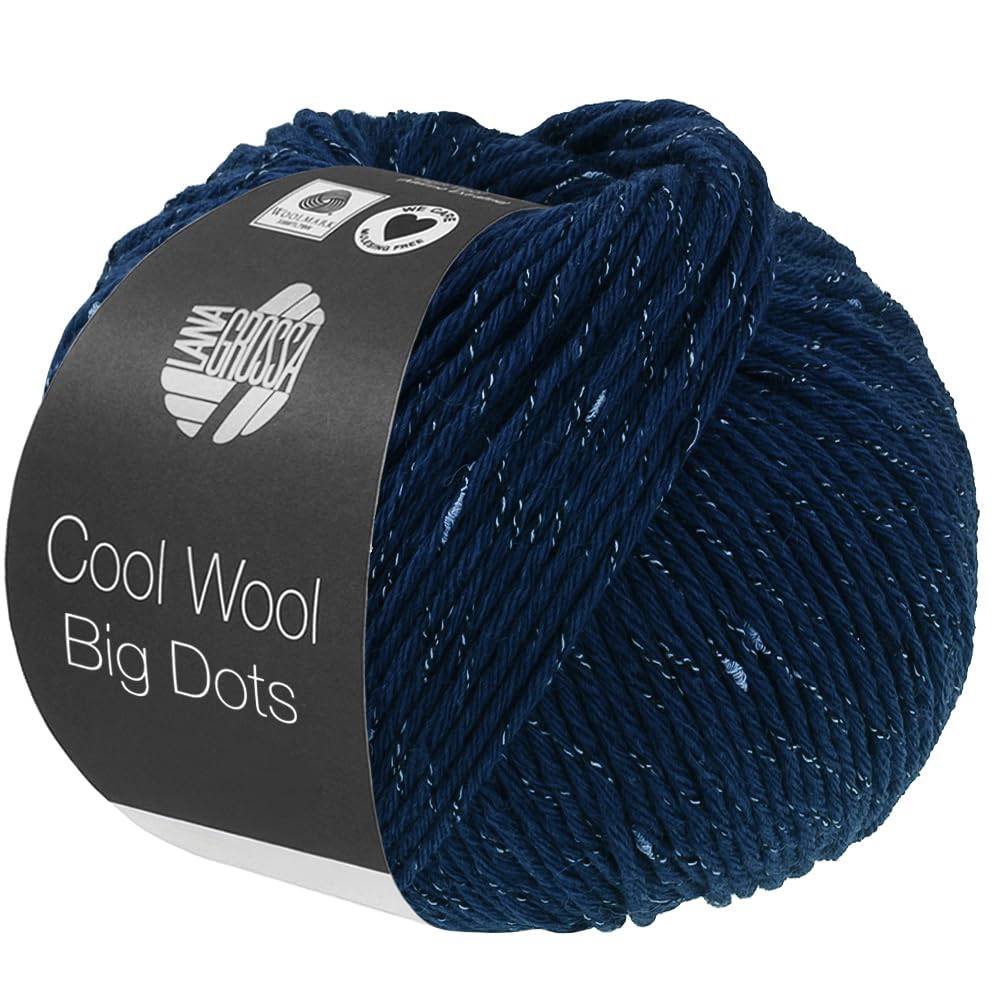 lana-grossa-cool-wool-big-dots-handstrickgarn-50g-125m-fb-108-merino-mit-tweedno image 4