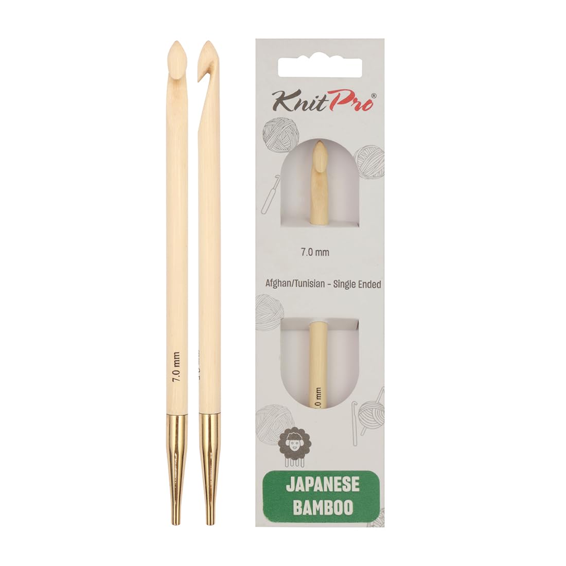 knitpro-bambus-afghanische-tunesische-h-kelnadel-4-mm-mit-seilanschluss image 7