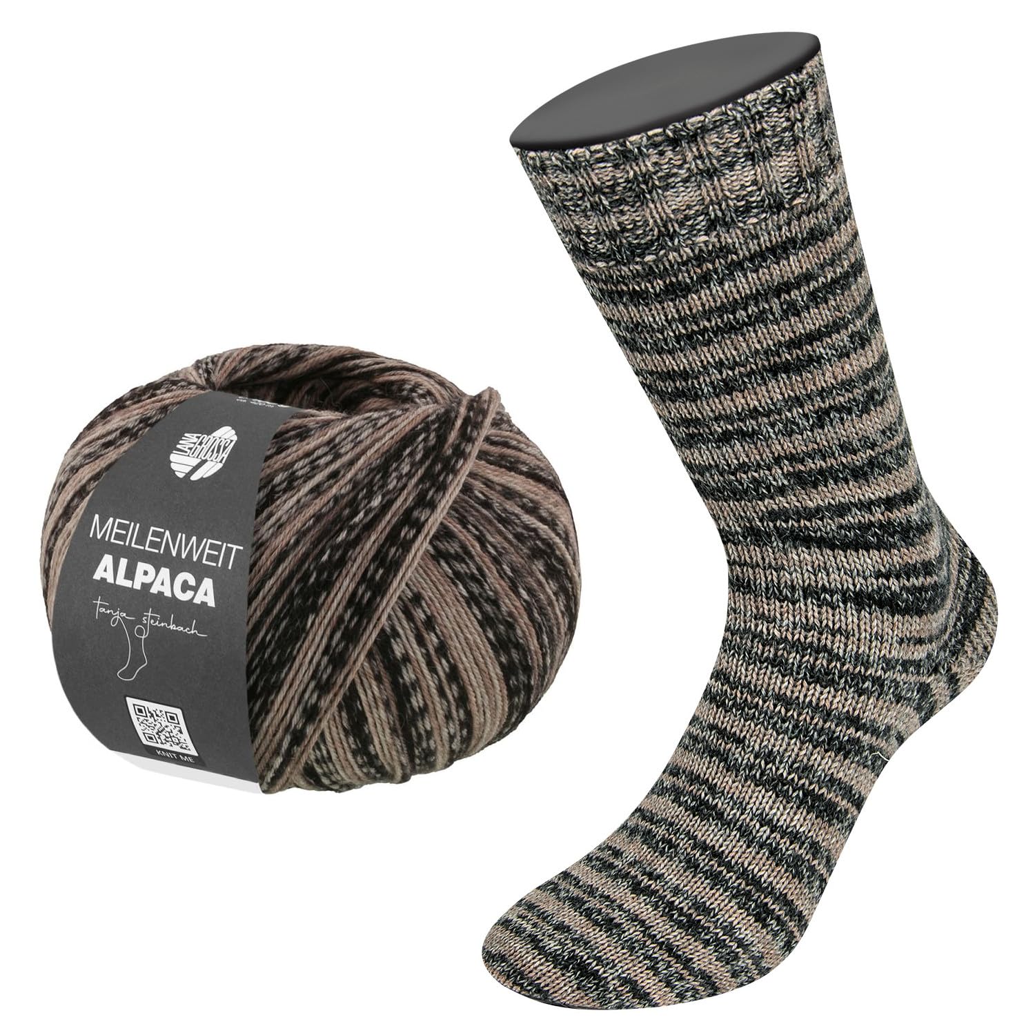 lana-grossa-meilenweit-100-alpaca-mix-sockengarn-100g-420m-fb-2302 image 5