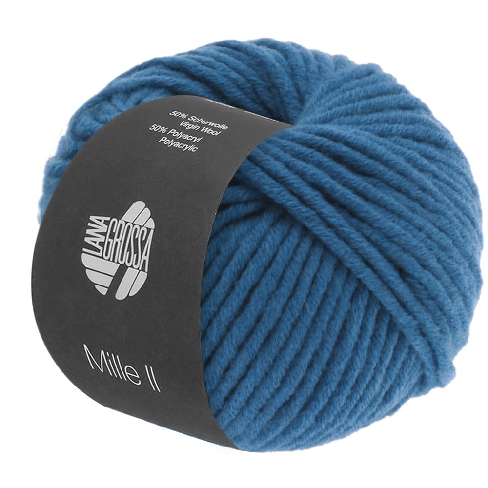 lana-grossa-mille-ii-handstrickgarn-50g-50-schurwolle-50-acryl-55m-fb77 image 1
