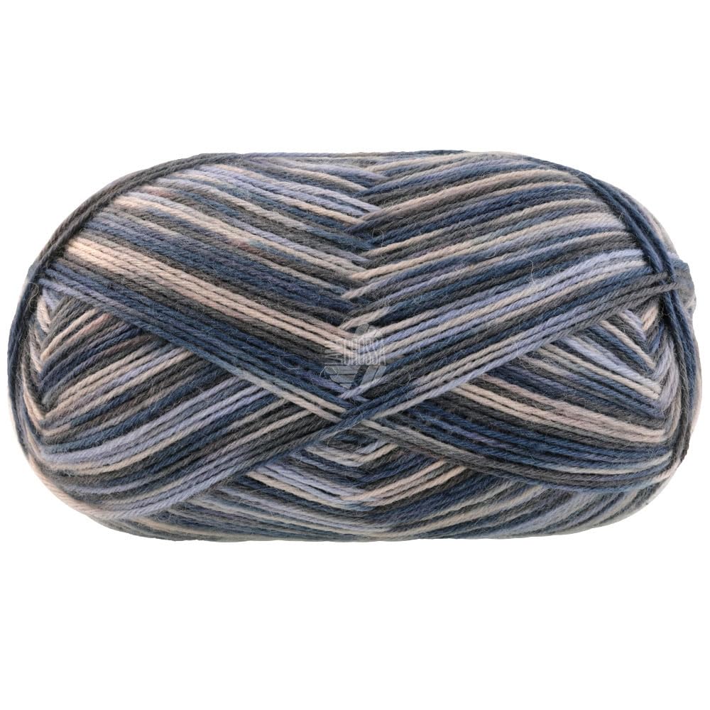 lana-grossa-meilenweit-6-fach-150g-spezial-print-9661-multi-sockenwolle image 2