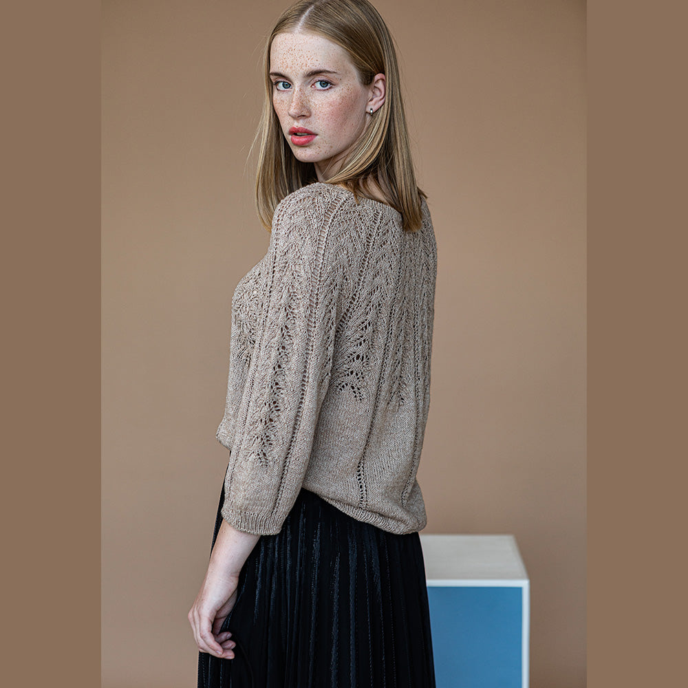 pascuali-fabiana-pullover-strickanleitung-deutsch-ajour-pullover-mit-3-4-rmel image 3