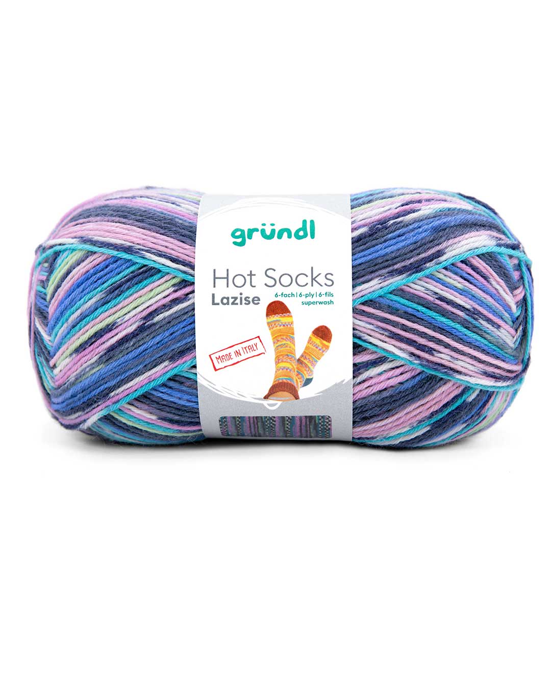 gr-ndl-hot-socks-lazise-6-fach-sockenwolle-mit-muster image 1