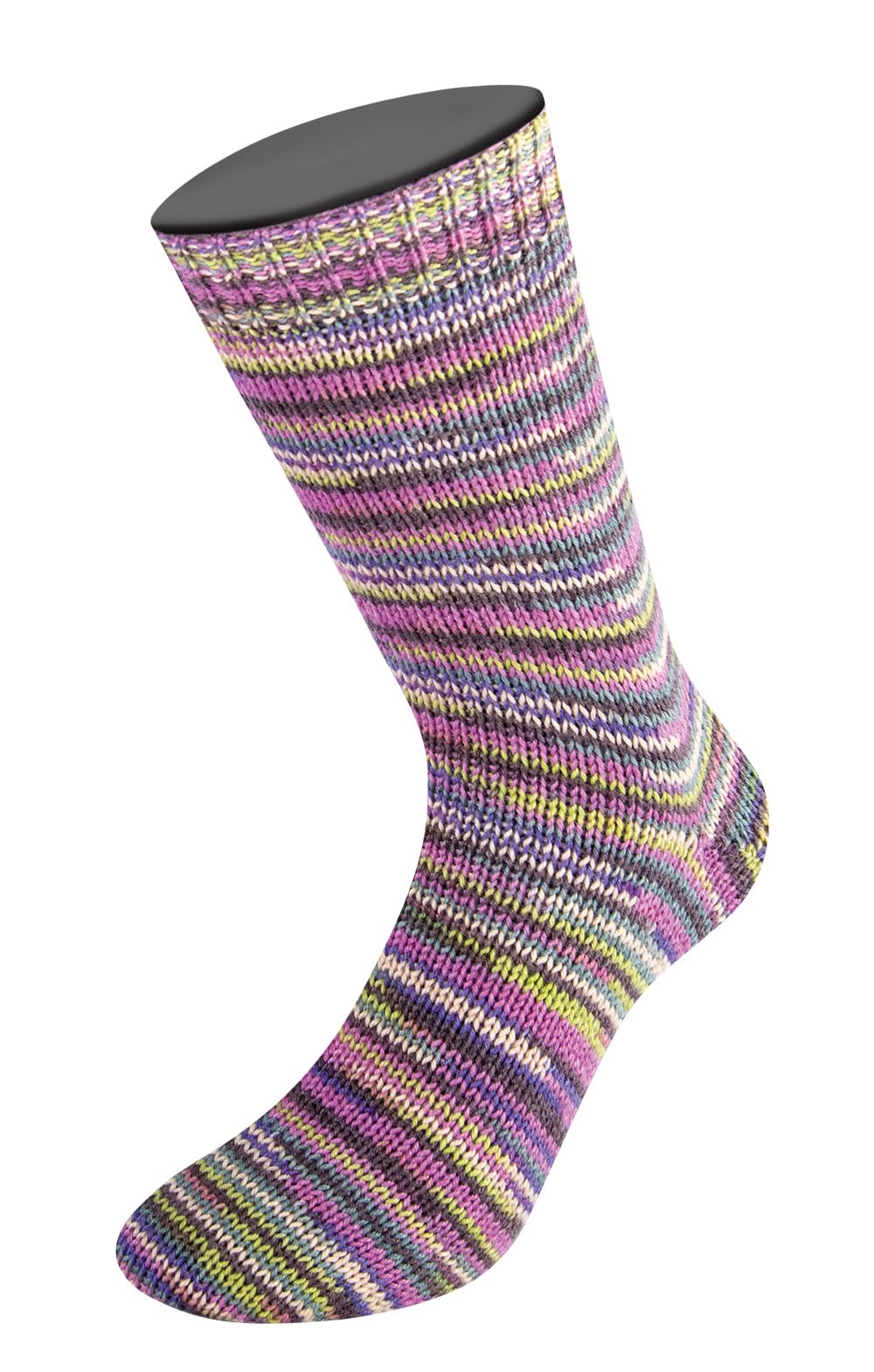 lana-grossa-landlust-sockenwolle-seide-4-fach-rot-seegr-n-fuchsia-400m-100g image 1