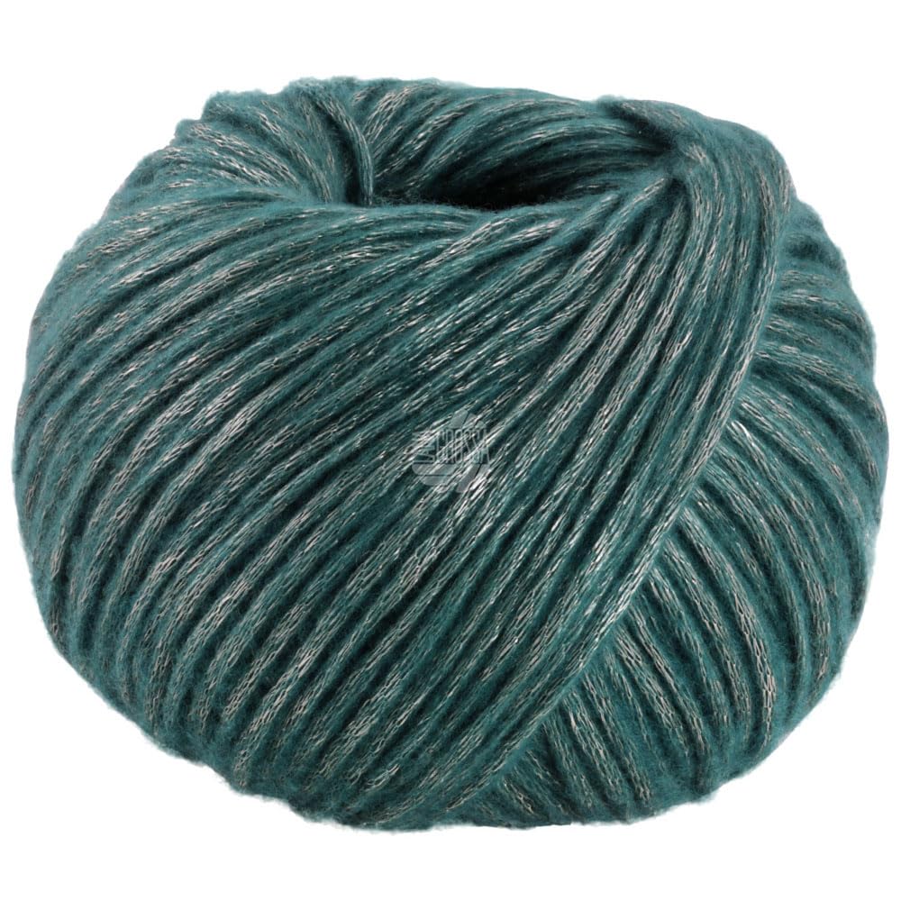 lana-grossa-lucida-netzgarn-fb-1-glanzgarn-aus-58-merino-schurwolle-und-42-visko image 1