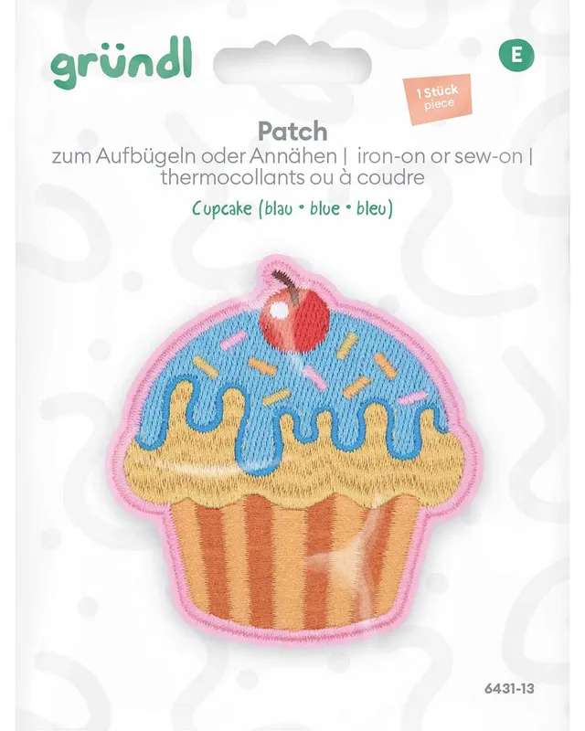 gr-ndl-patch-cupcake-blau-7-x-7-cm-thermocollantes-flickmotiv-zum-aufb-geln-und- image 1