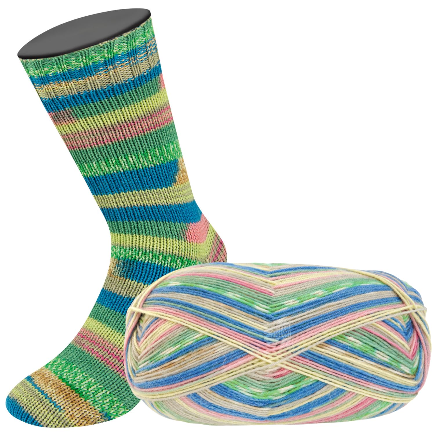 lana-grossa-meilenweit-arte-sockengarn-fb-6806-80-schurwolle-20-polyamid-100g-42 image 3