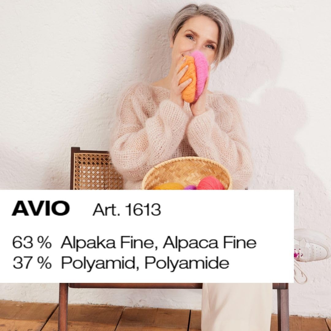 lana-grossa-avio-handstrickgarn-50g-150m-farbe-5-volumin-ses-alpakagarn-63-alpak image 2