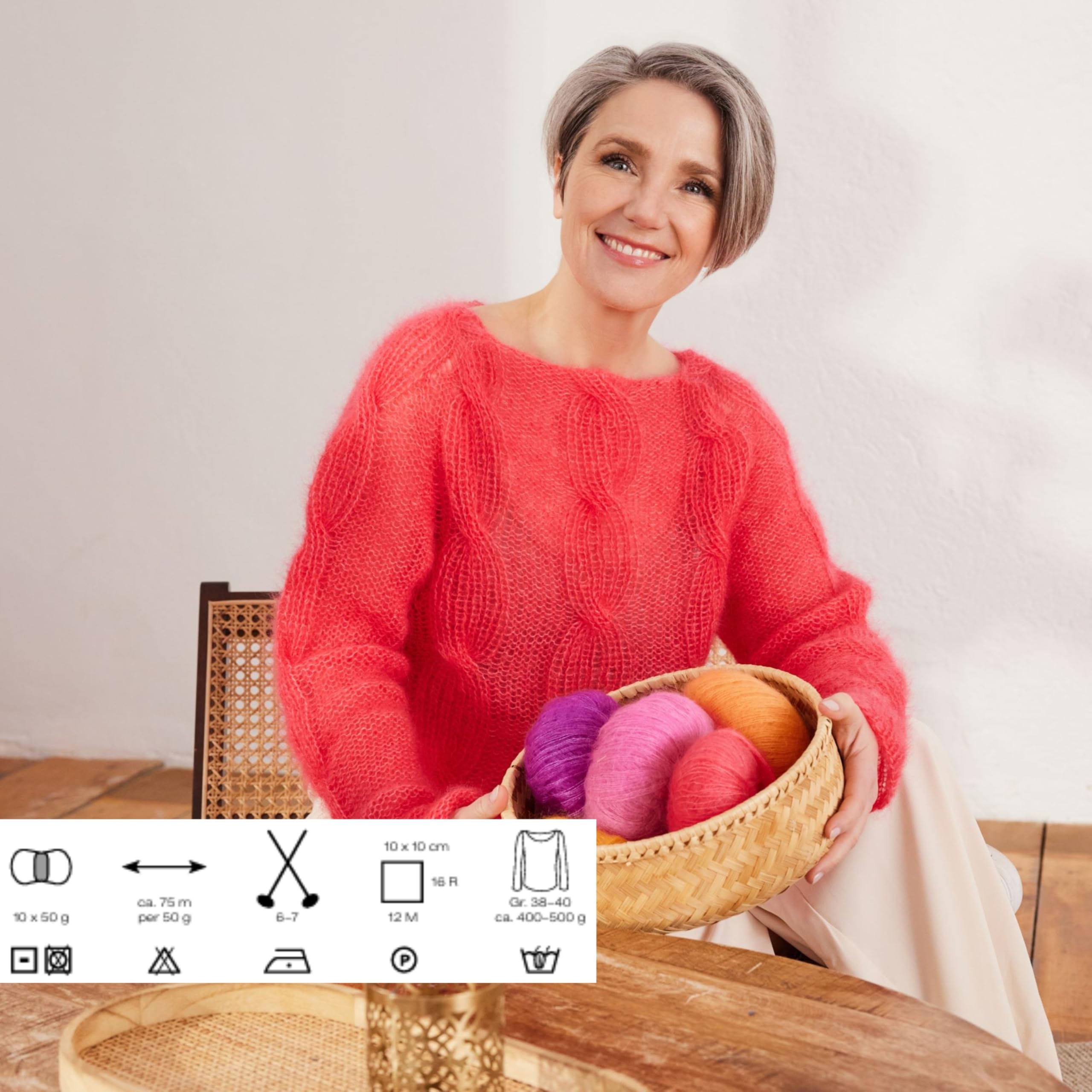 lana-grossa-orsetto-boucl-garn-fb-8-strickgarn-aus-60-merino-schurwolle-und-40-a image 3