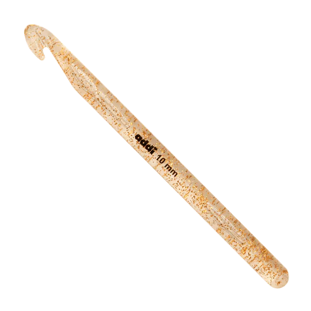 addi-addichampagner-wollh-kelnadel-transparent-mit-goldglitter image 1