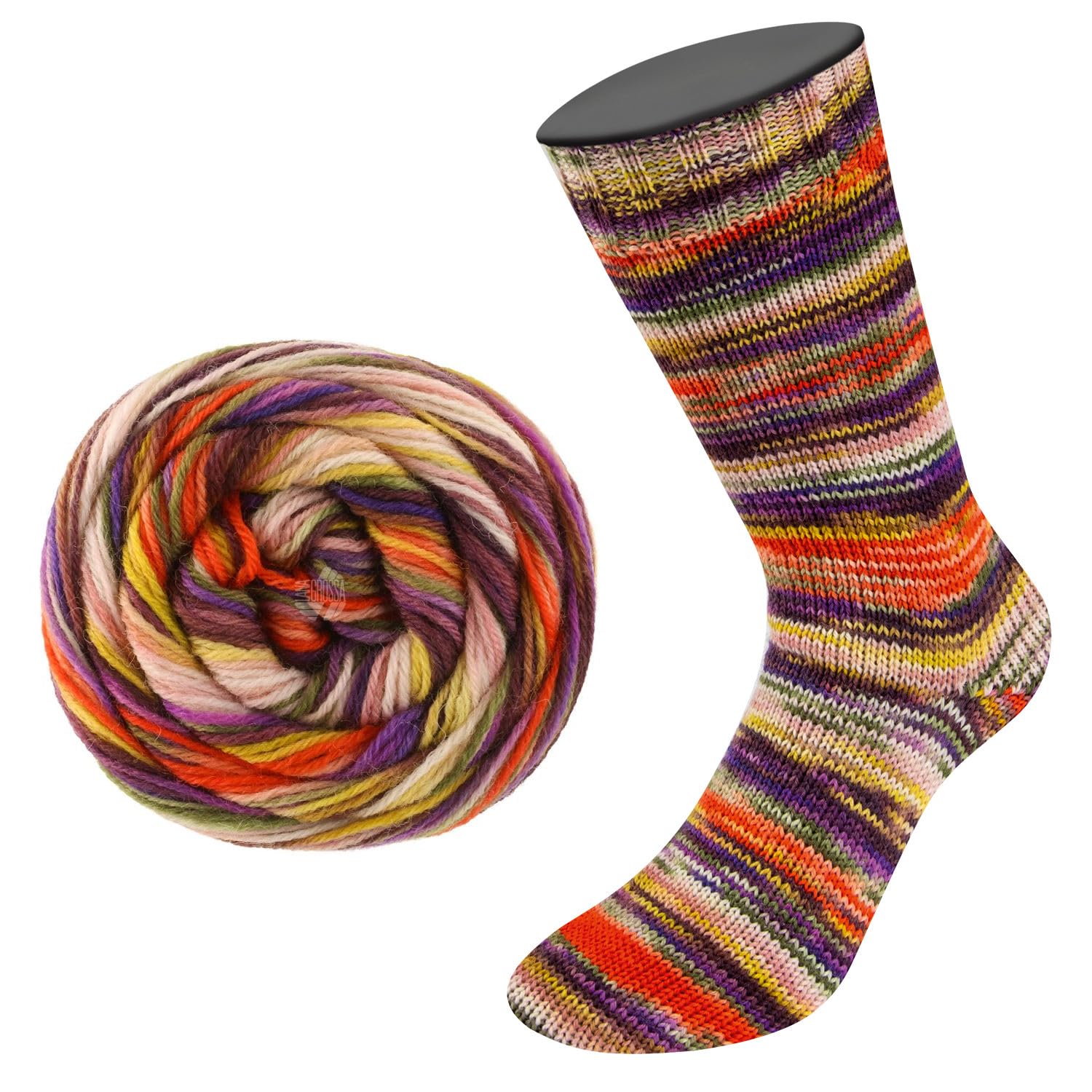 lana-grossa-meilenweit-100-cascata-sockengarn-100g-400m-schurwolle-fb-5207 image 6