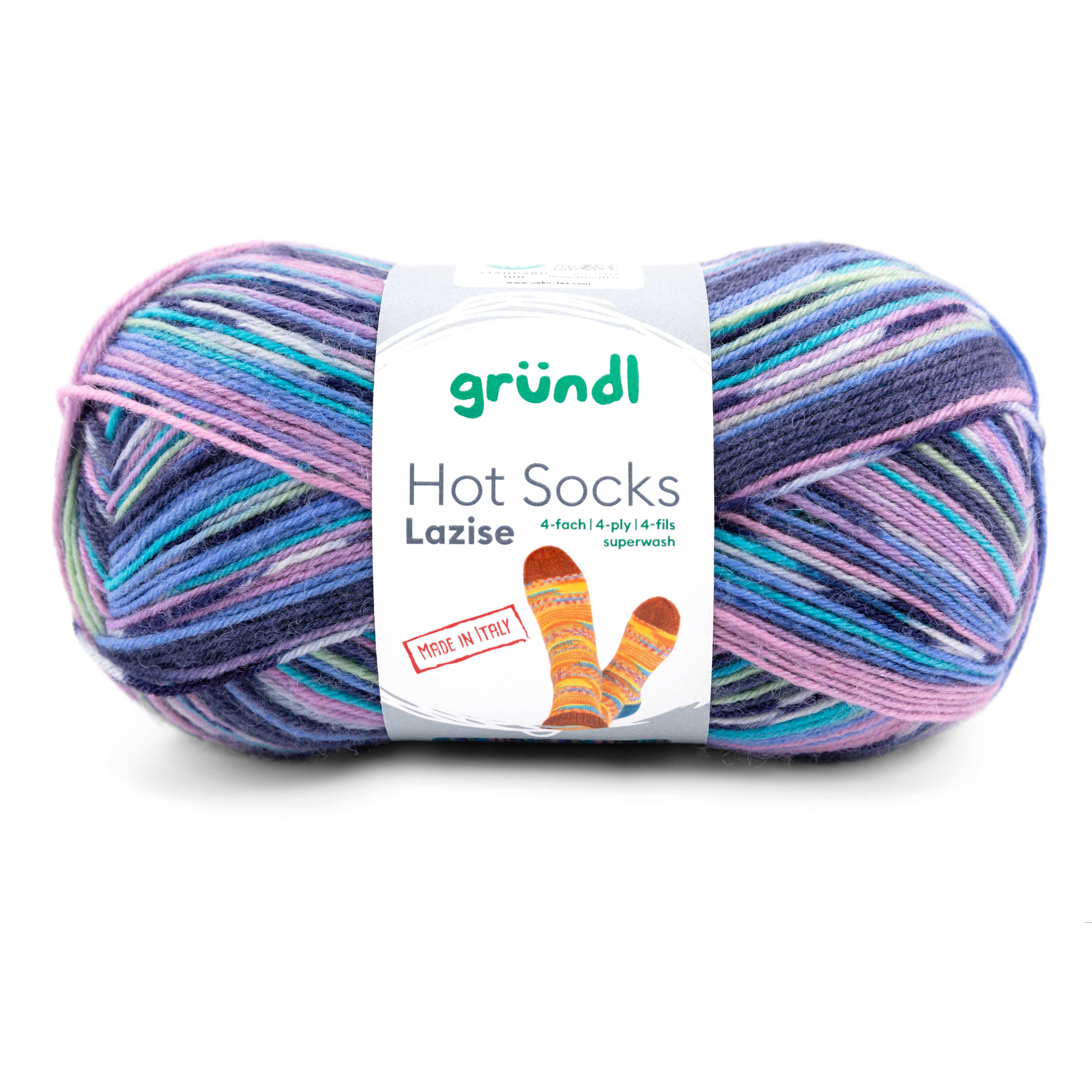 gr-ndl-hot-socks-lazise-4-fach-sockenwolle-mit-farbverlauf image 2