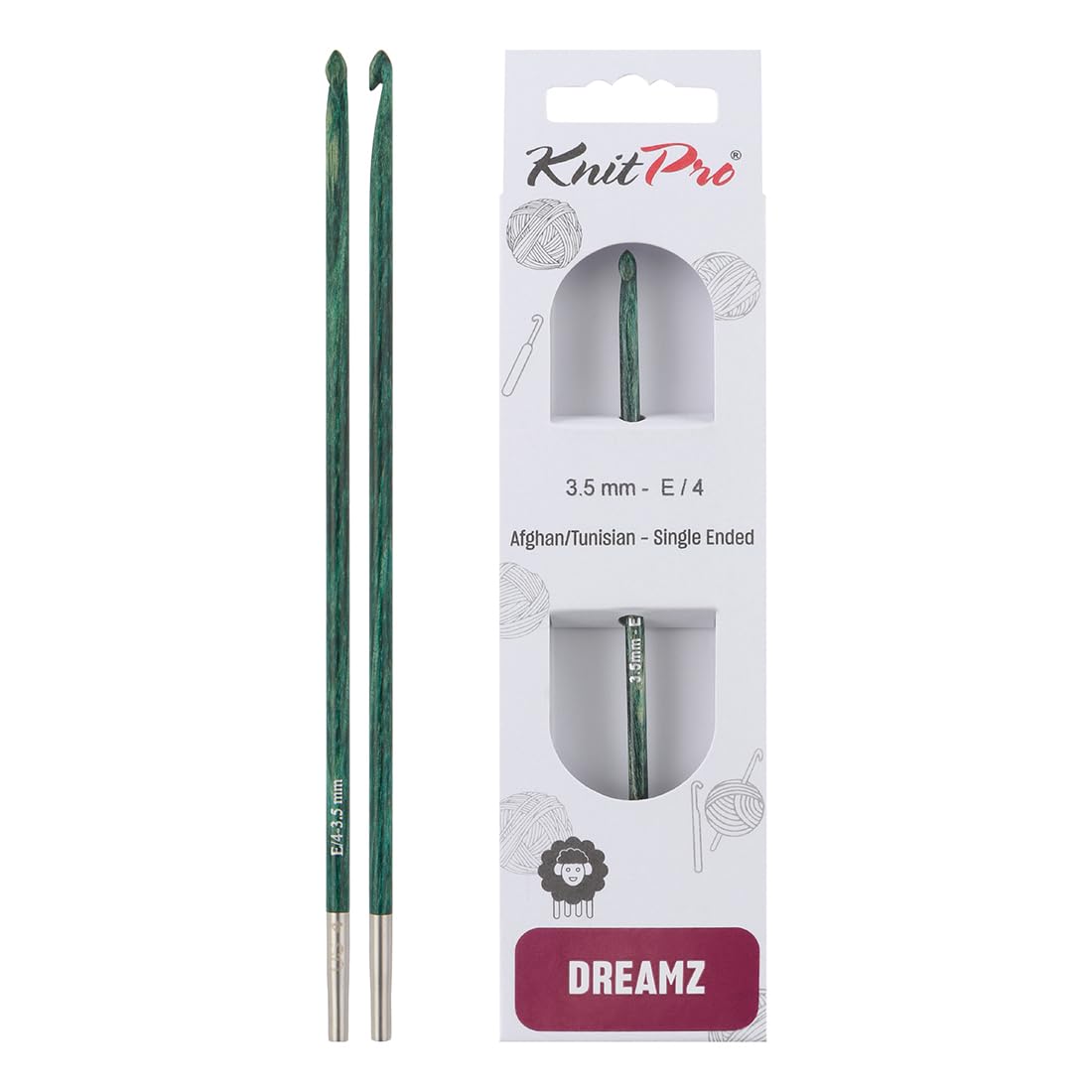 knitpro-dreamz-tunesische-h-kelnadel-3-5-mm-aus-holz image 1