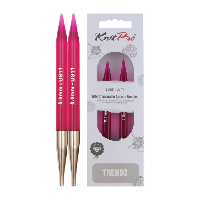 knitpro-trendz-austauschbare-rundstricknadelspitzen-13-cm-8-00-mm image 1
