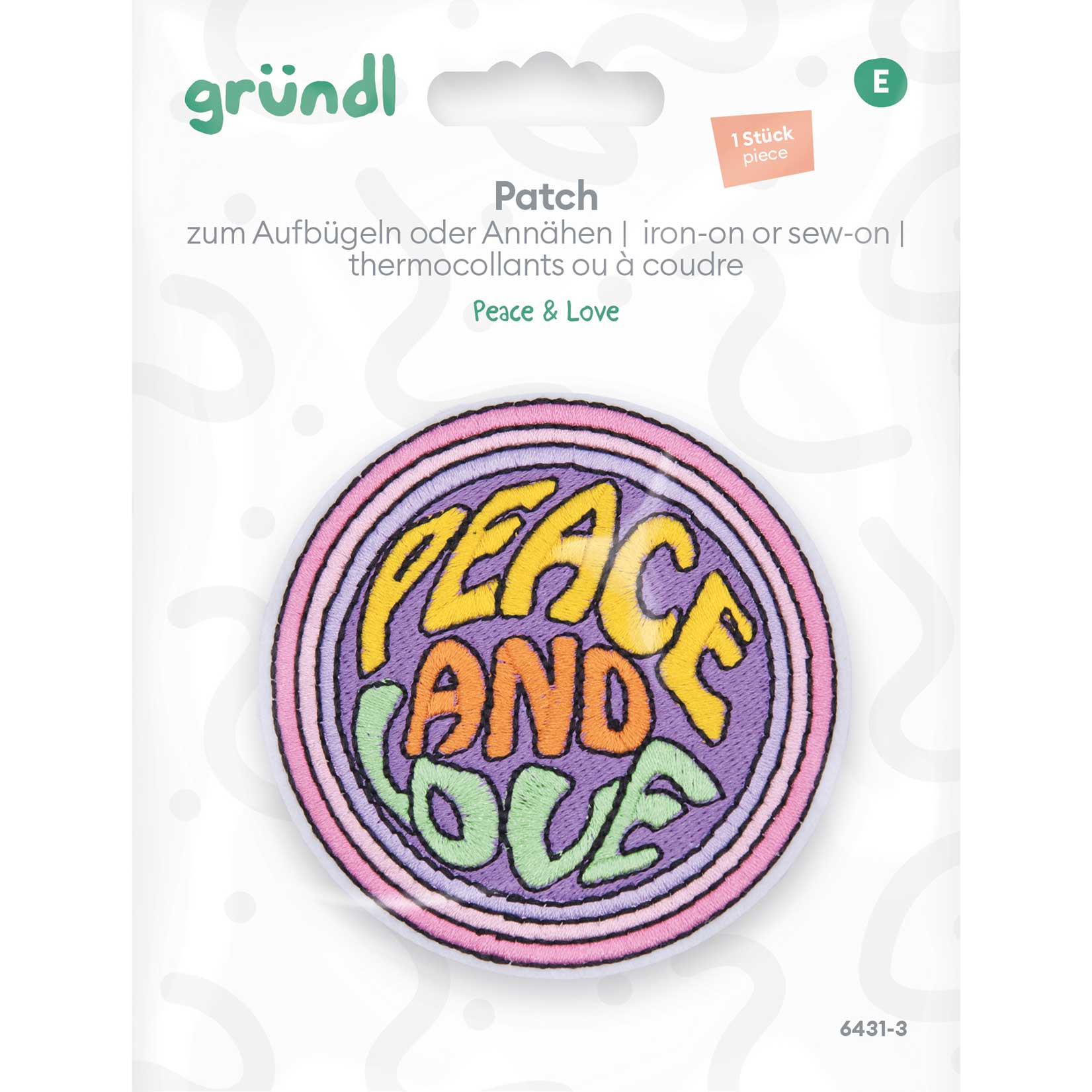 gr-ndl-patch-peace-love-rund-7-5-cm-flicken-zum-aufb-geln image 2