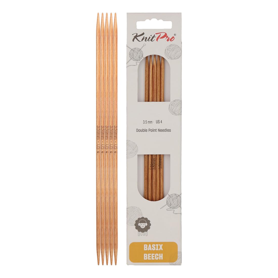 knitpro-basix-beech-nadelspiel-20-cm-8-3-5-mm-aus-buchenholz image 1