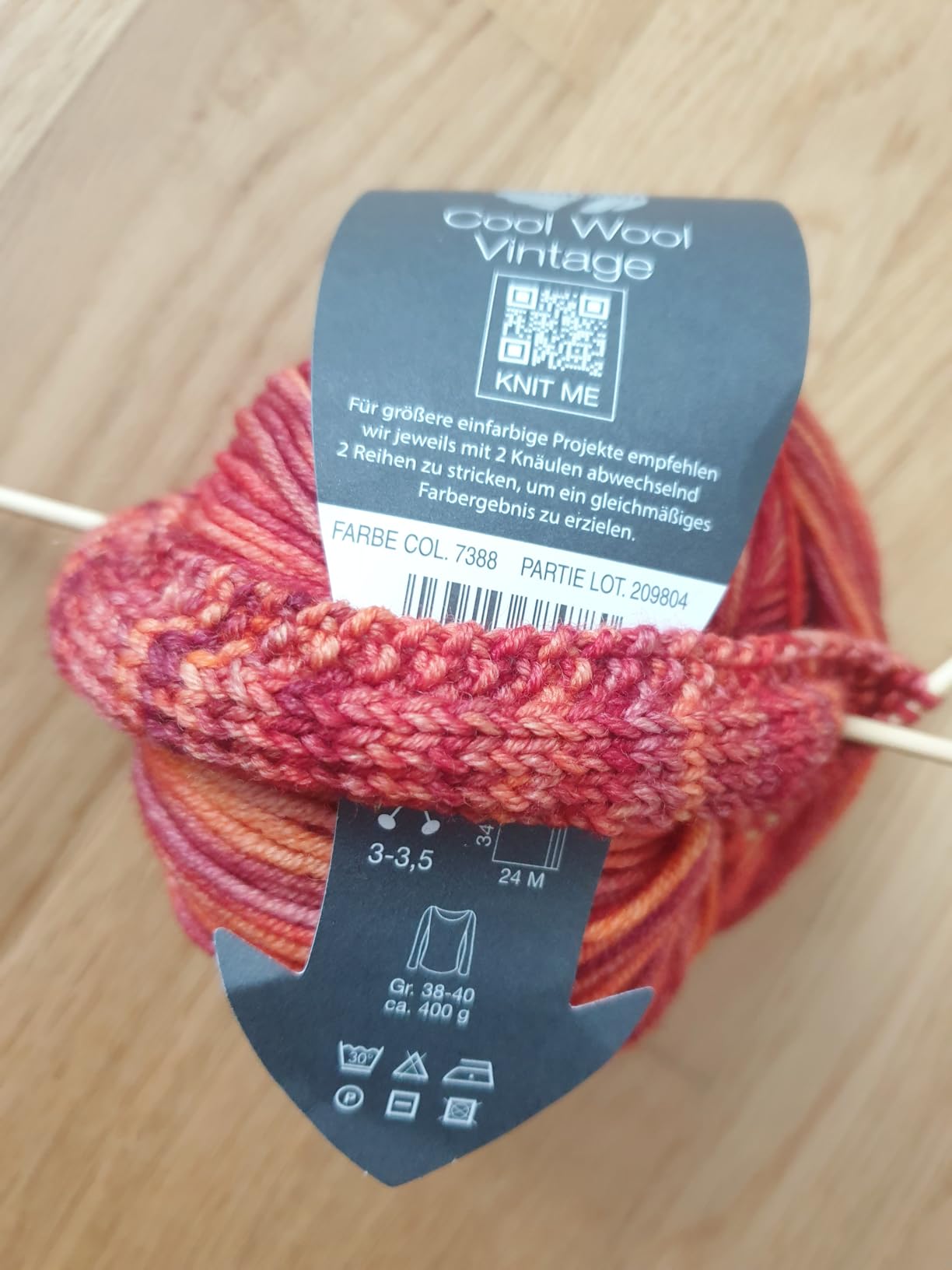 Farbe toll, Garn pillt bei mir