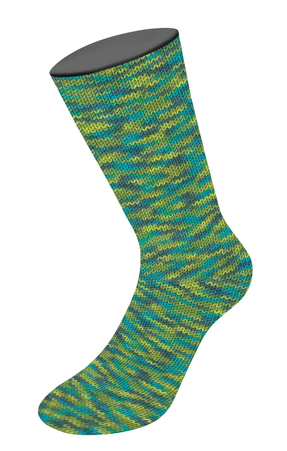 lana-grossa-meilenweit-6-fach-150g-spezial-print-9666-multi-sockenwolle image 1