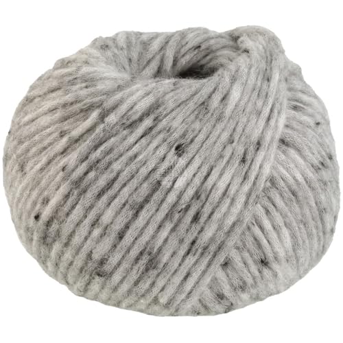 lana-grossa-landlust-winterwolle-tweed-106-hellgrau-meliert-50g image 2