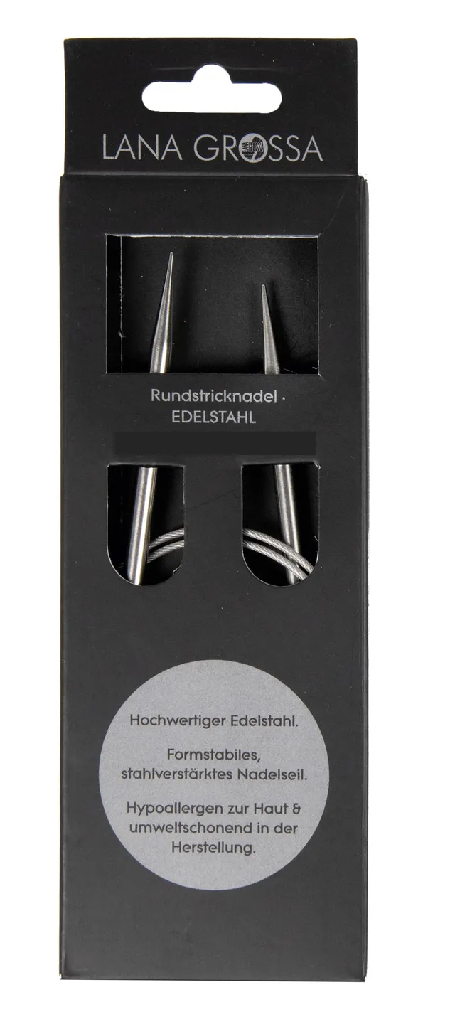 lana-grossa-rundstricknadel-edelstahl-40-cm-2-5-mm image 1