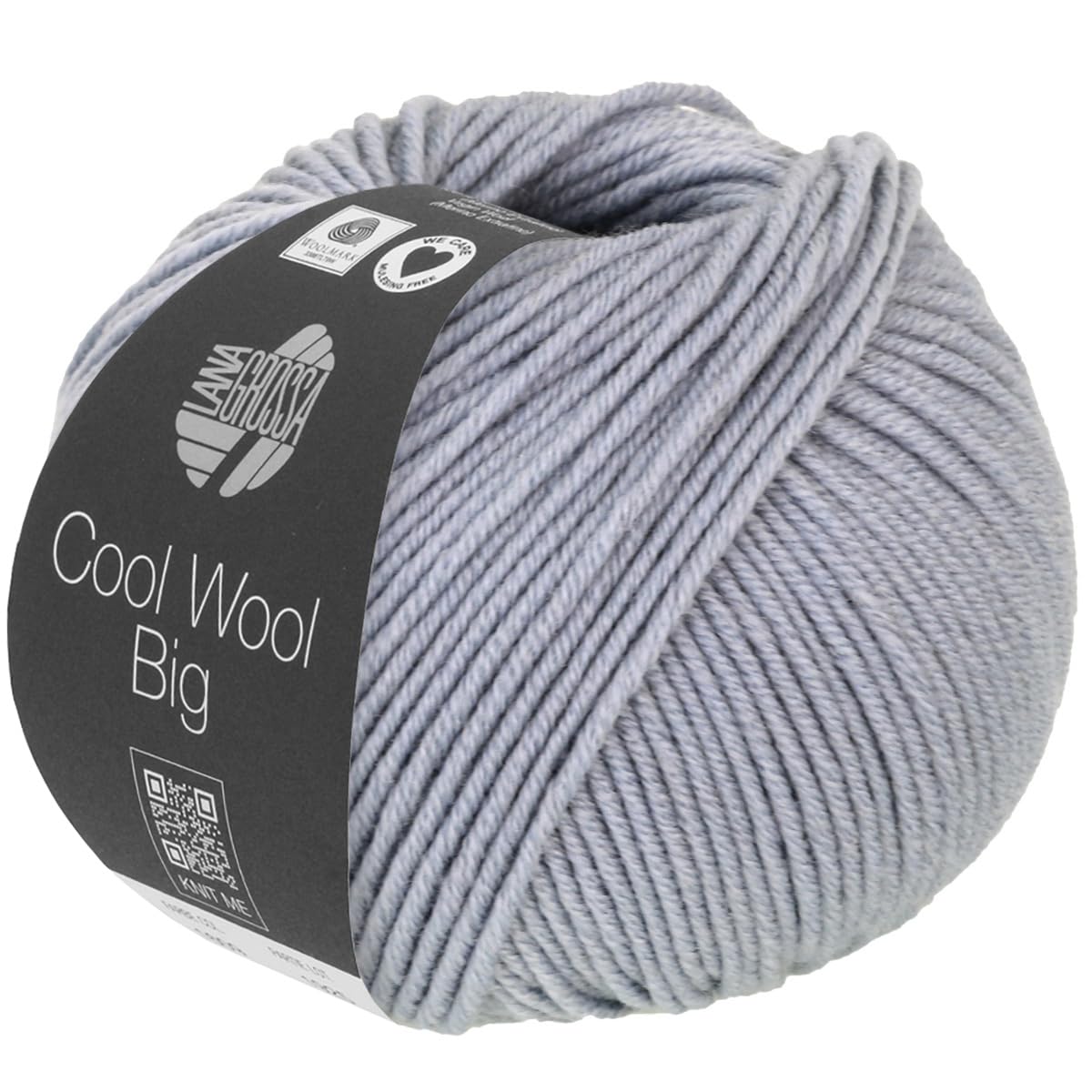lana-grossa-cool-wool-big-merinogarn-50g-120m-farbe-1019-graublau image 1