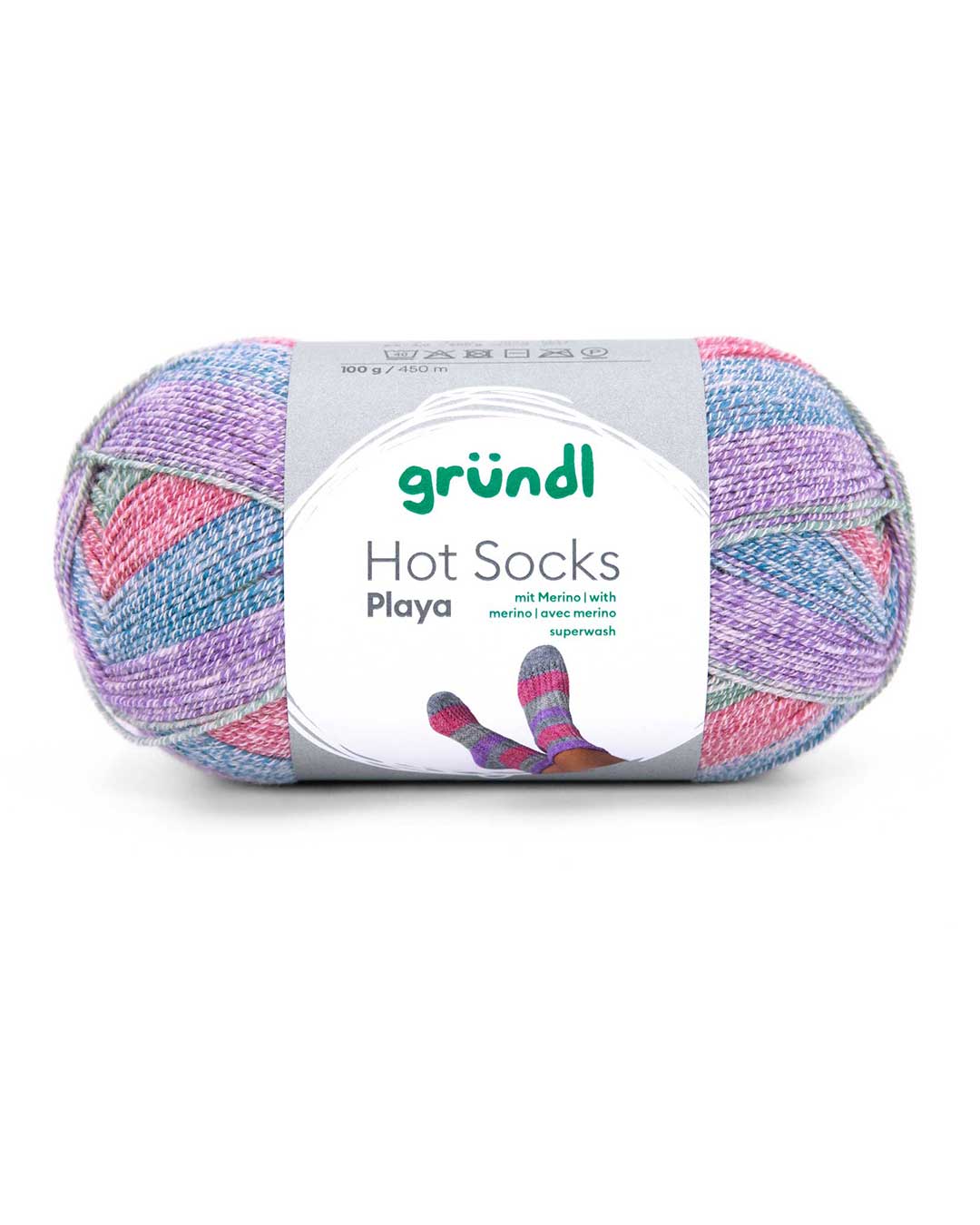 gr-ndl-hot-socks-playa-4-f-dige-sockenwolle-ohne-schurwolle image 1