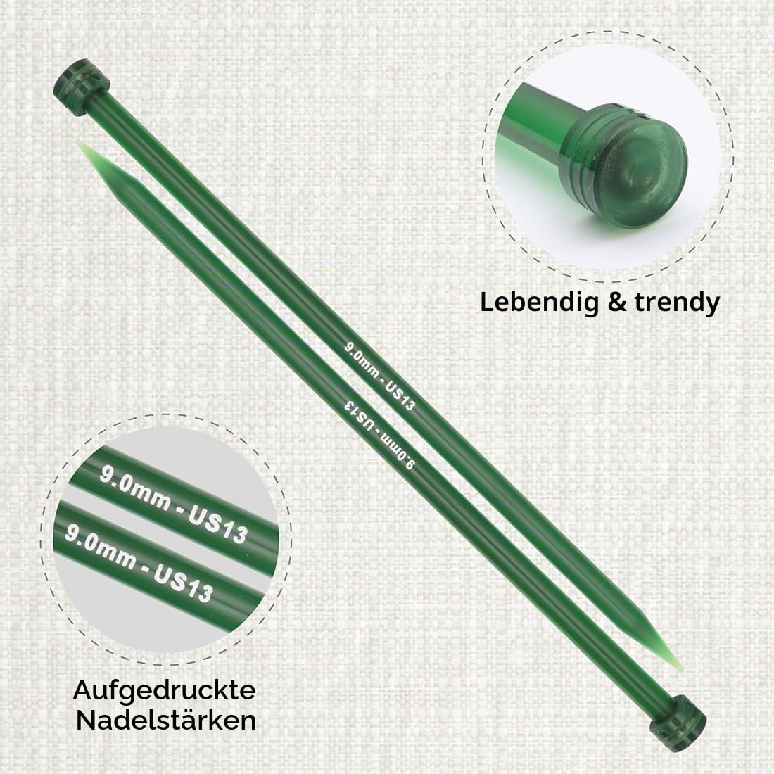 knitpro-trendz-lange-jackennadeln-10-25cm-9-mm-acryl image 2
