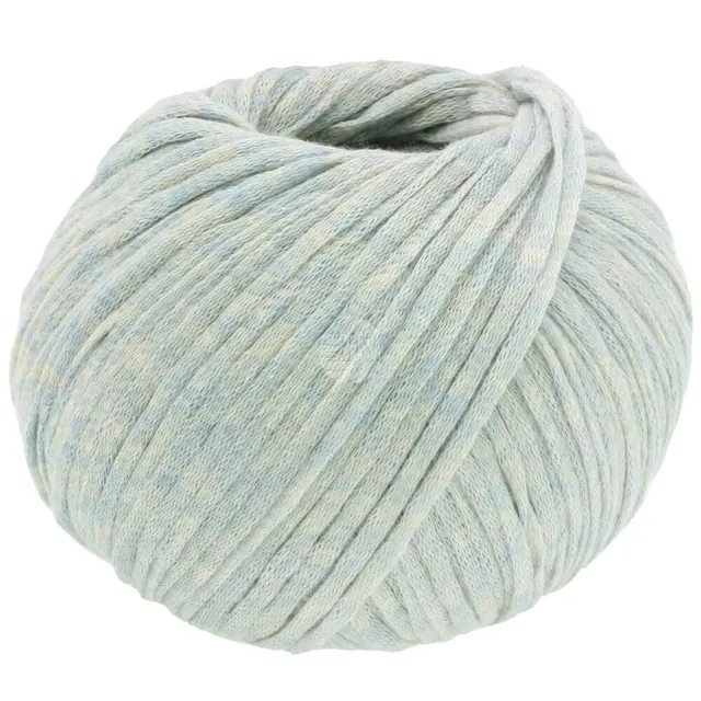 lana-grossa-cotton-m-lange-garn-farbe-18-eisblau-50-g image 1
