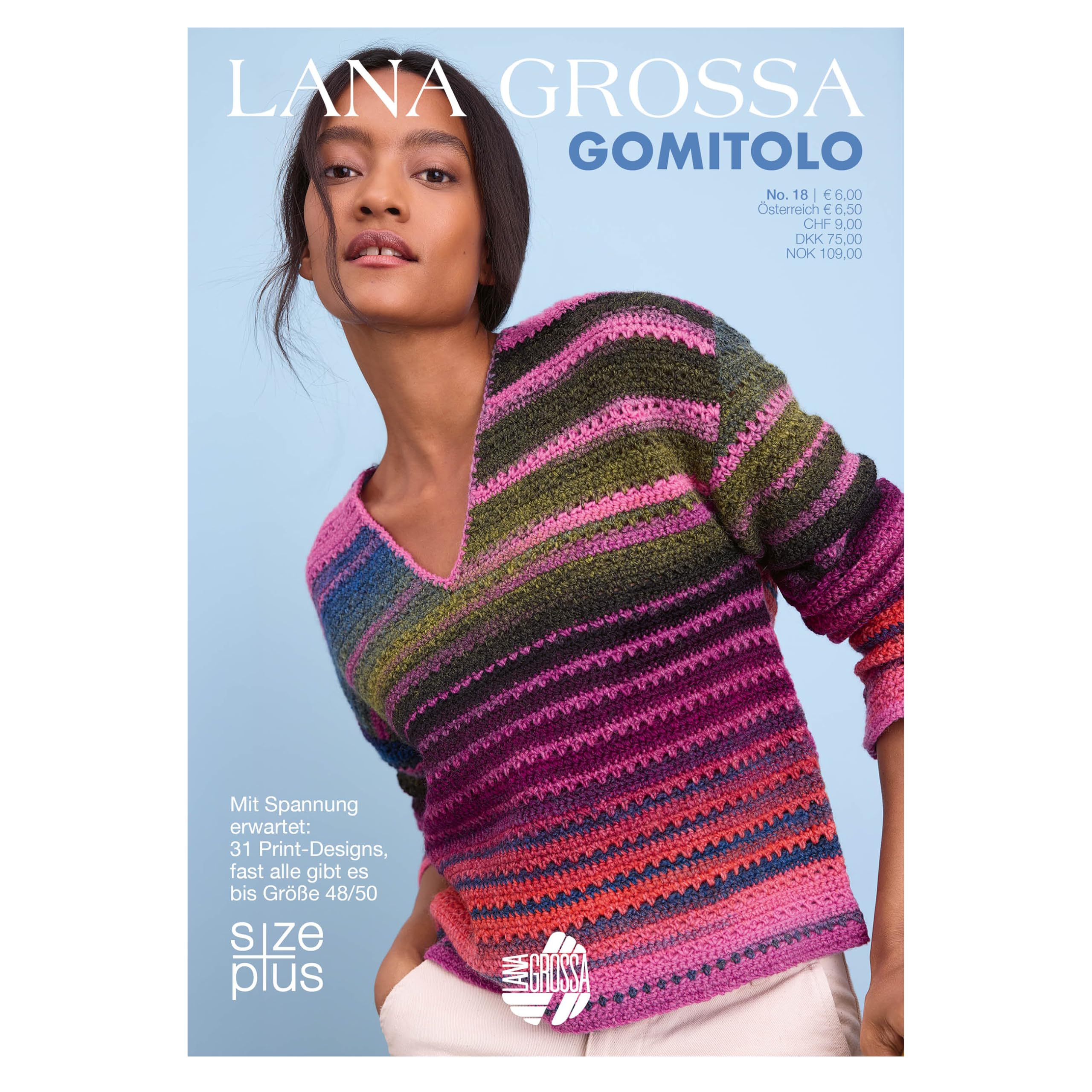 lana-grossa-gomitolo-ausgabe-18-strickmagazin-mit-gomitolo-modo-disegno-crazy-ca image 1