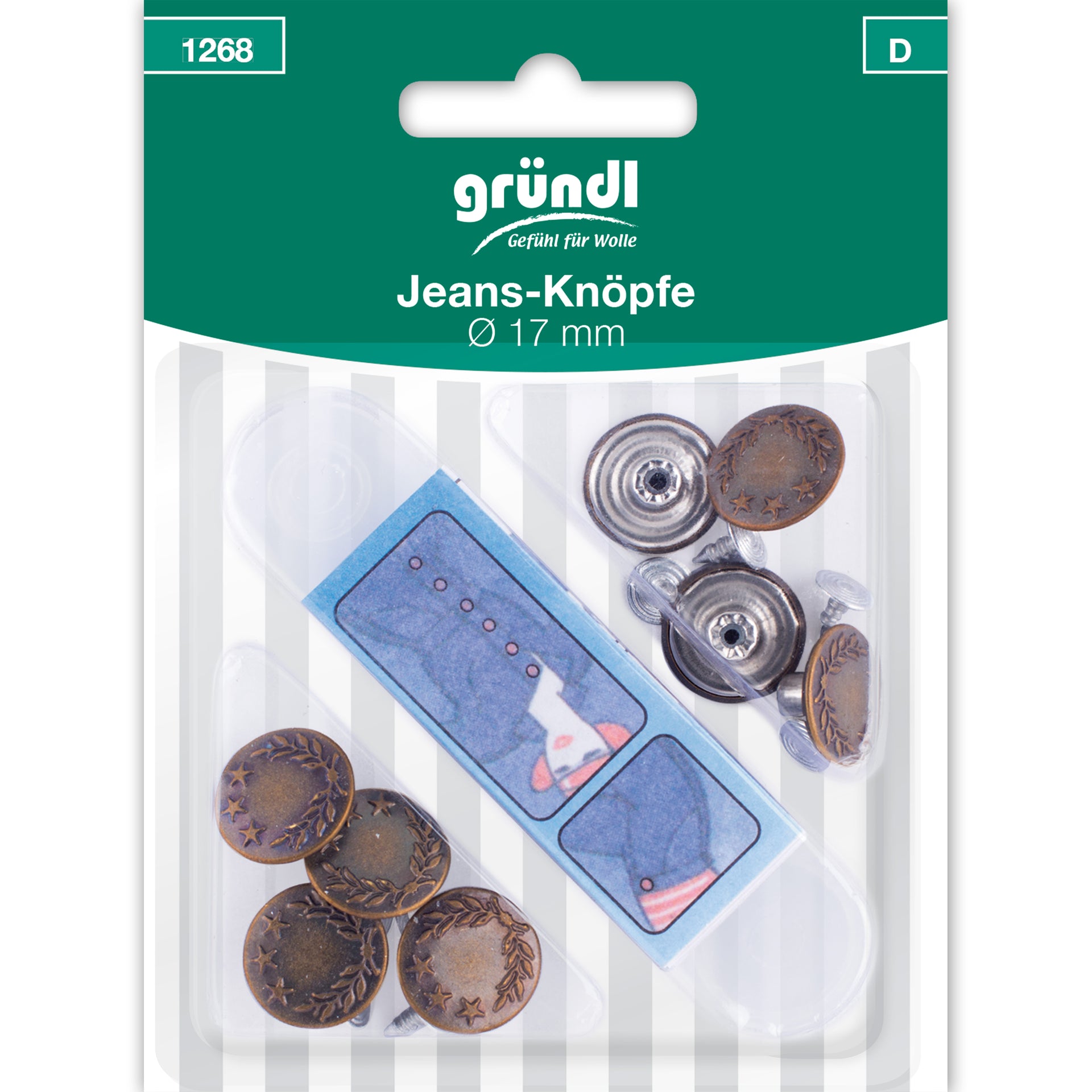gr-ndl-jeans-kn-pfe-ersatz-set-8-kn-pfe-mit-anbringwerkzeug image 1