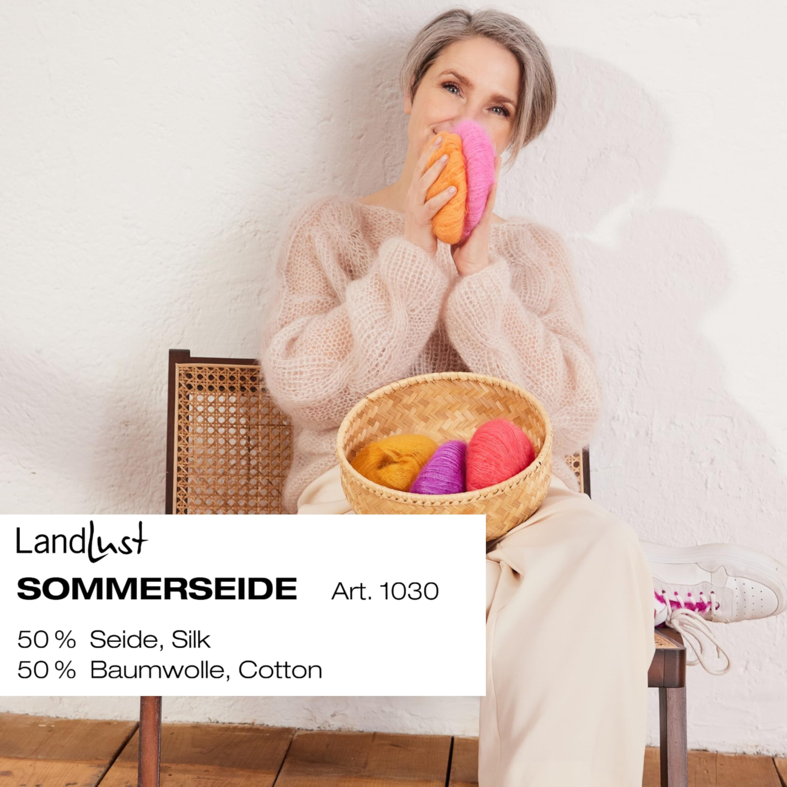 lana-grossa-landlust-sommerseide-handstrickgarn-50g-170m-fb-2-50-seide-50-baumwo image 2