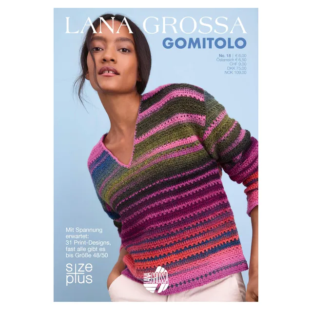 lana-grossa-gomitolo-ausgabe-18-strickmagazin-mit-gomitolo-modo-disegno-crazy-ca image 1