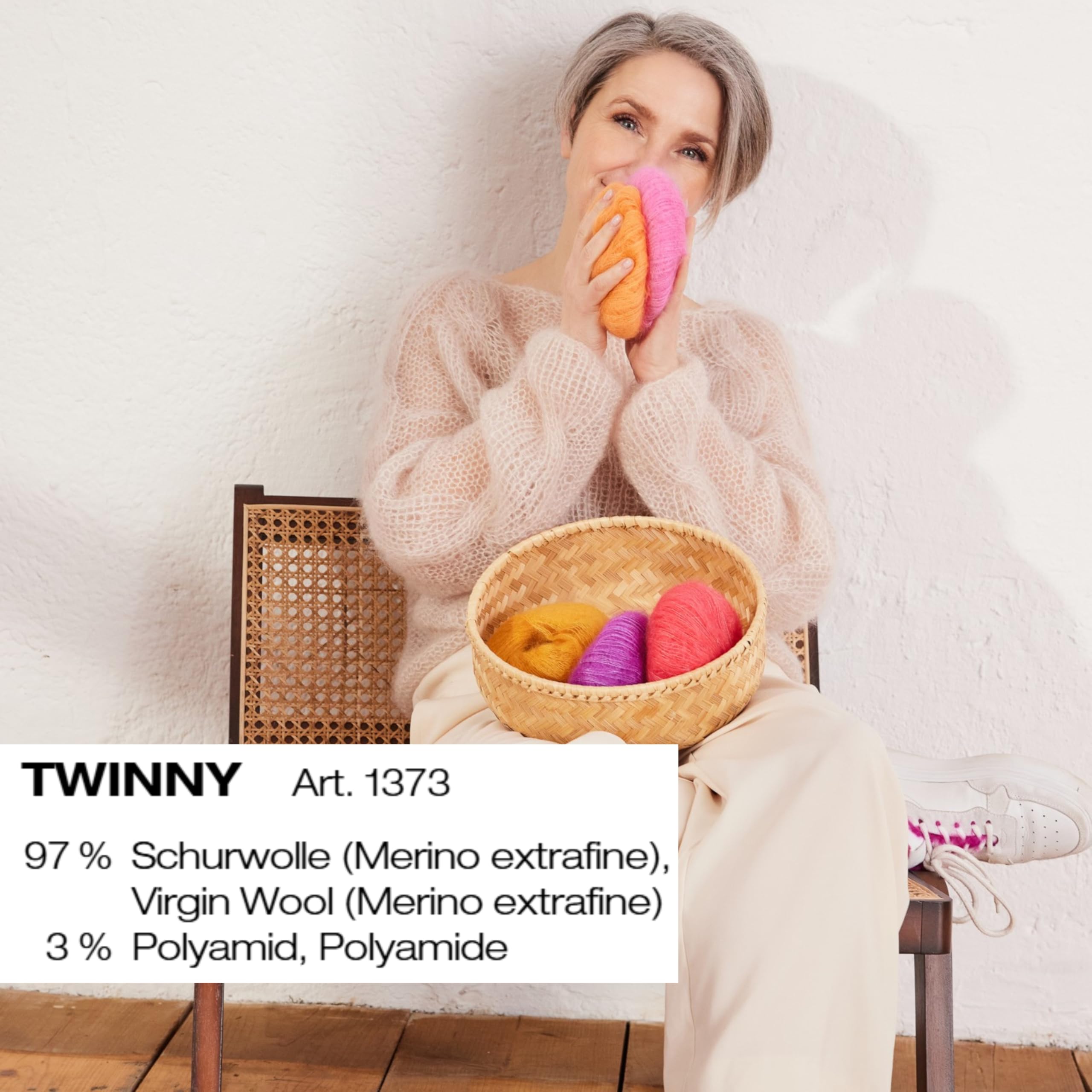 lana-grossa-twinny-fb-5-volumin-ses-merino-kettengarn-mit-flausch-100m-50g image 2