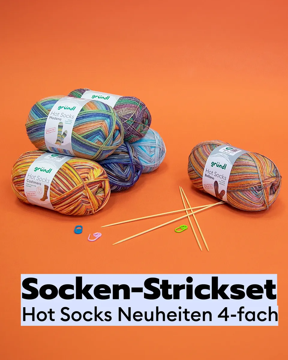 gr-ndl-strickset-hot-socks-neuheiten-4-fach-6-x-100-g-sockenwolle-set image 1