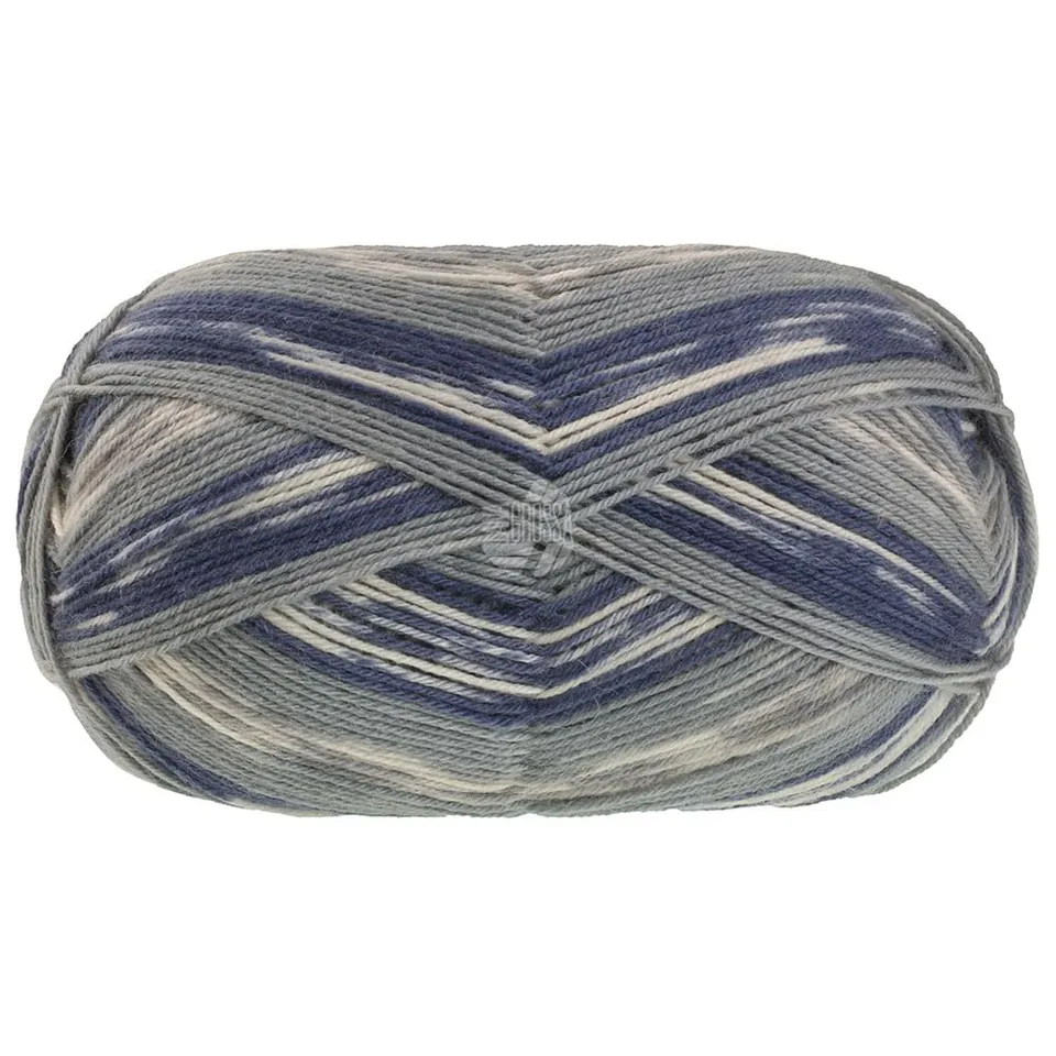 lana-grossa-meilenweit-100g-4-fach-denim-mix-sockenwolle-farbe-4659-ecru-nachtbl image 1