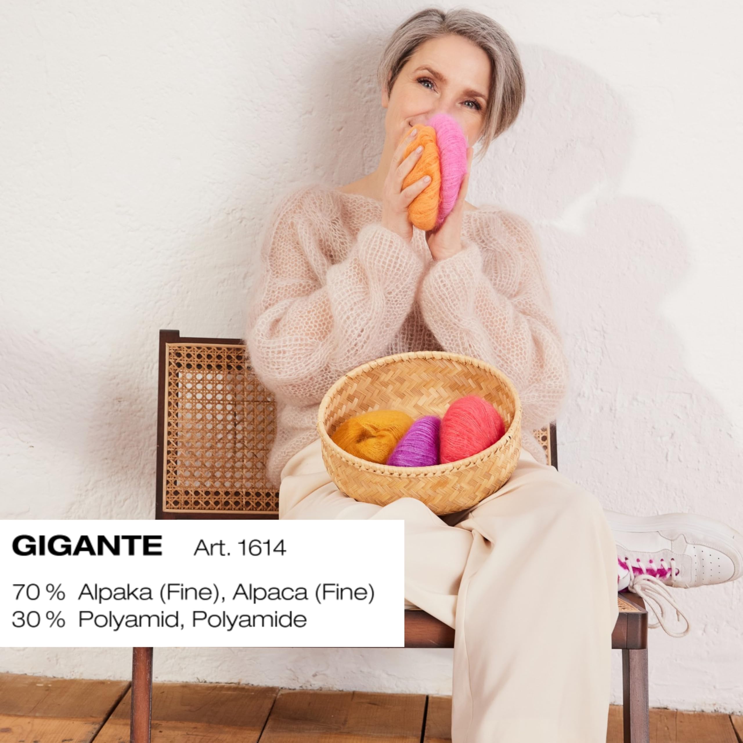 lana-grossa-gigante-handstrickgarn-fb-13-70-fein-alpaka-30-polyamid-100g-300m image 2