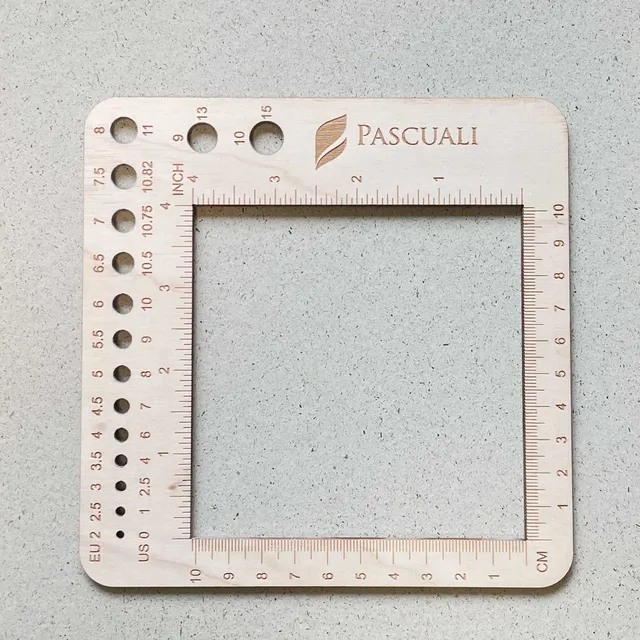 pascuali-wooden-square-gauge-ruler-z-hlrahmen-holz-15-x-15-cm image 1