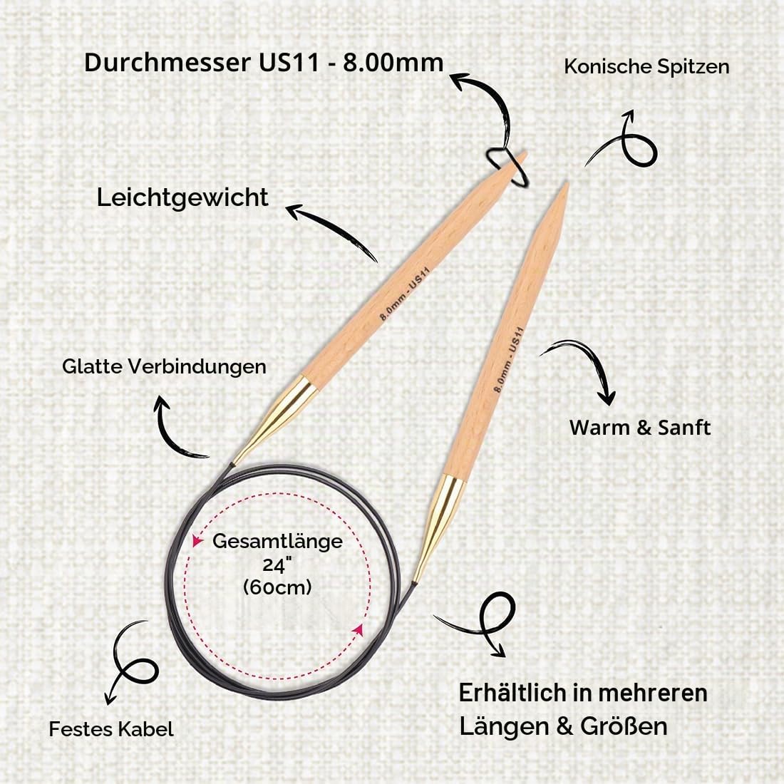 knitpro-basix-birch-rundstricknadel-60-cm-8-00-mm-braun image 3