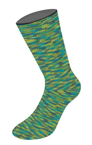 lana-grossa-meilenweit-6-fach-150g-spezial-print-9666-multi-sockenwolle image 3