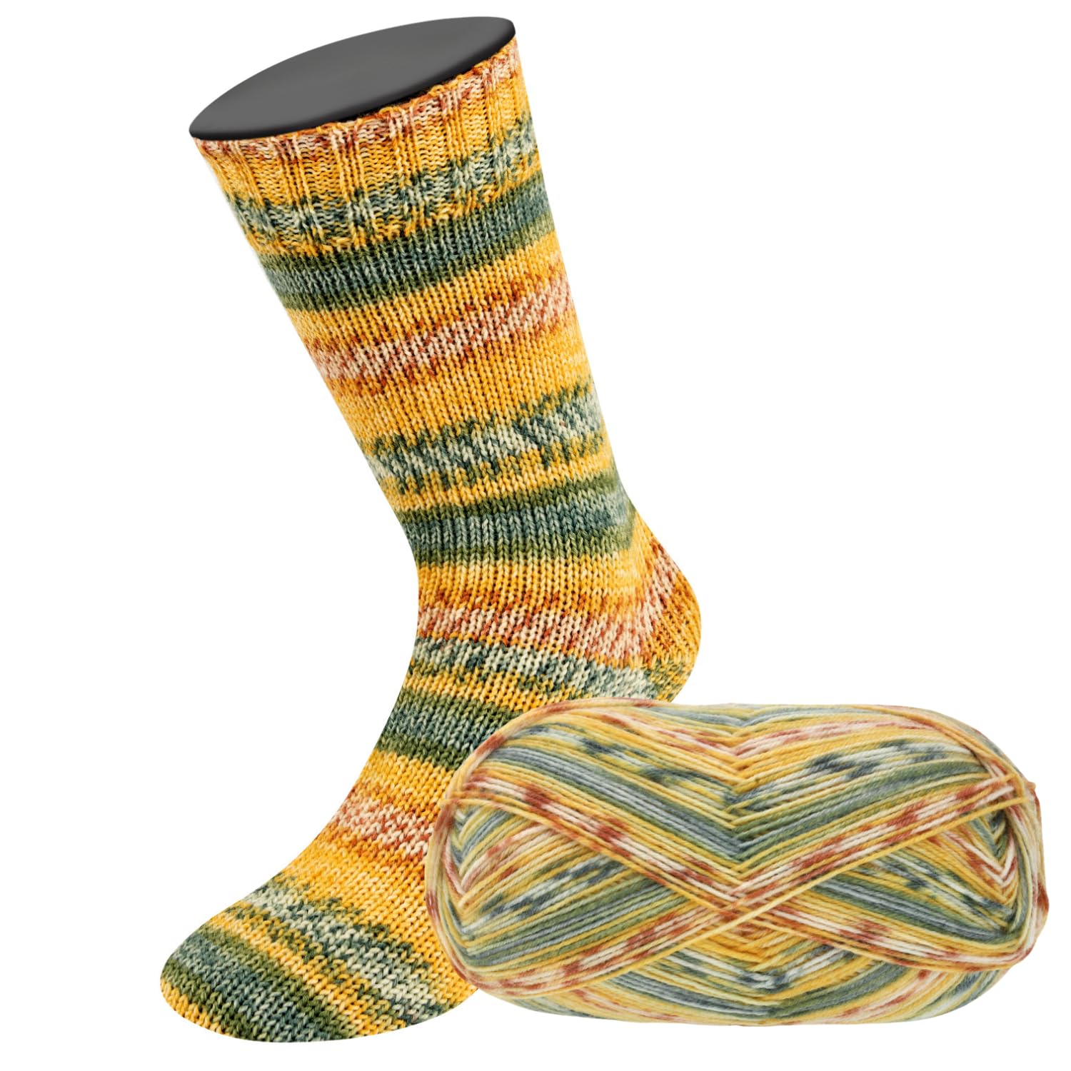 lana-grossa-meilenweit-100-g-fiocco-farbe-7852-gelborange-gr-n-orange image 1